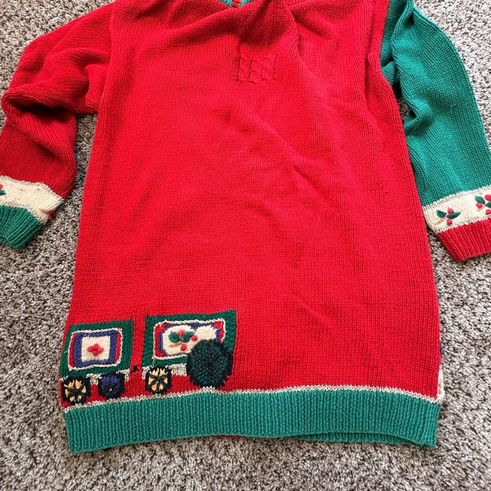 Marisa Christina Red Christmas Collection 1994 vintage Sweater - Picture 6 of 7
